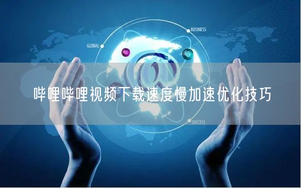 哔哩哔哩视频下载速度慢加速优化技巧