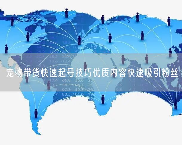 宠物带货快速起号技巧优质内容快速吸引粉丝