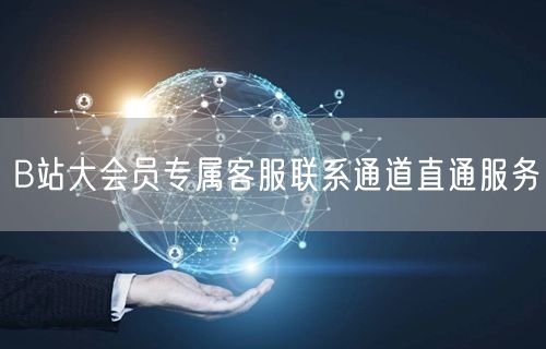 B站大会员专属客服联系通道直通服务