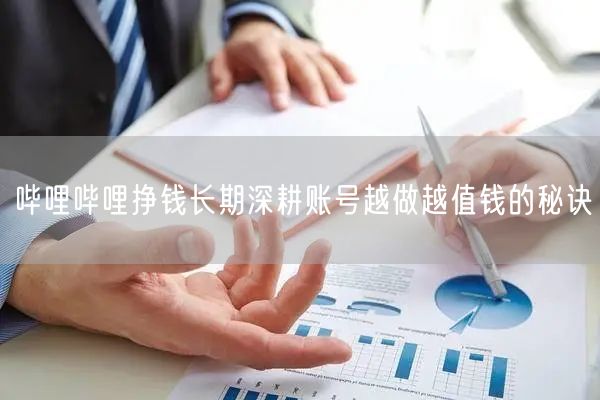 哔哩哔哩挣钱长期深耕账号越做越值钱的秘诀