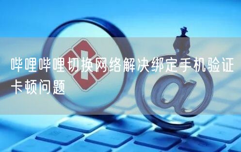 哔哩哔哩切换网络解决绑定手机验证卡顿问题