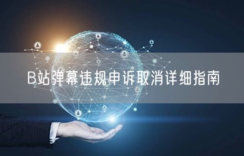 B站弹幕违规申诉取消详细指南
