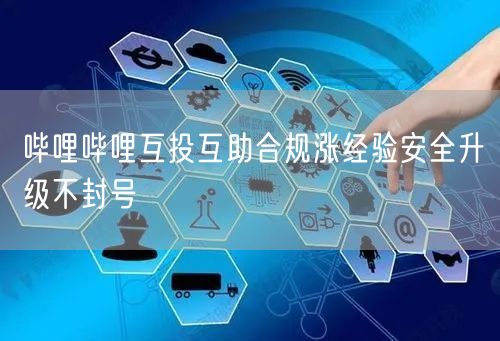 哔哩哔哩互投互助合规涨经验安全升级不封号